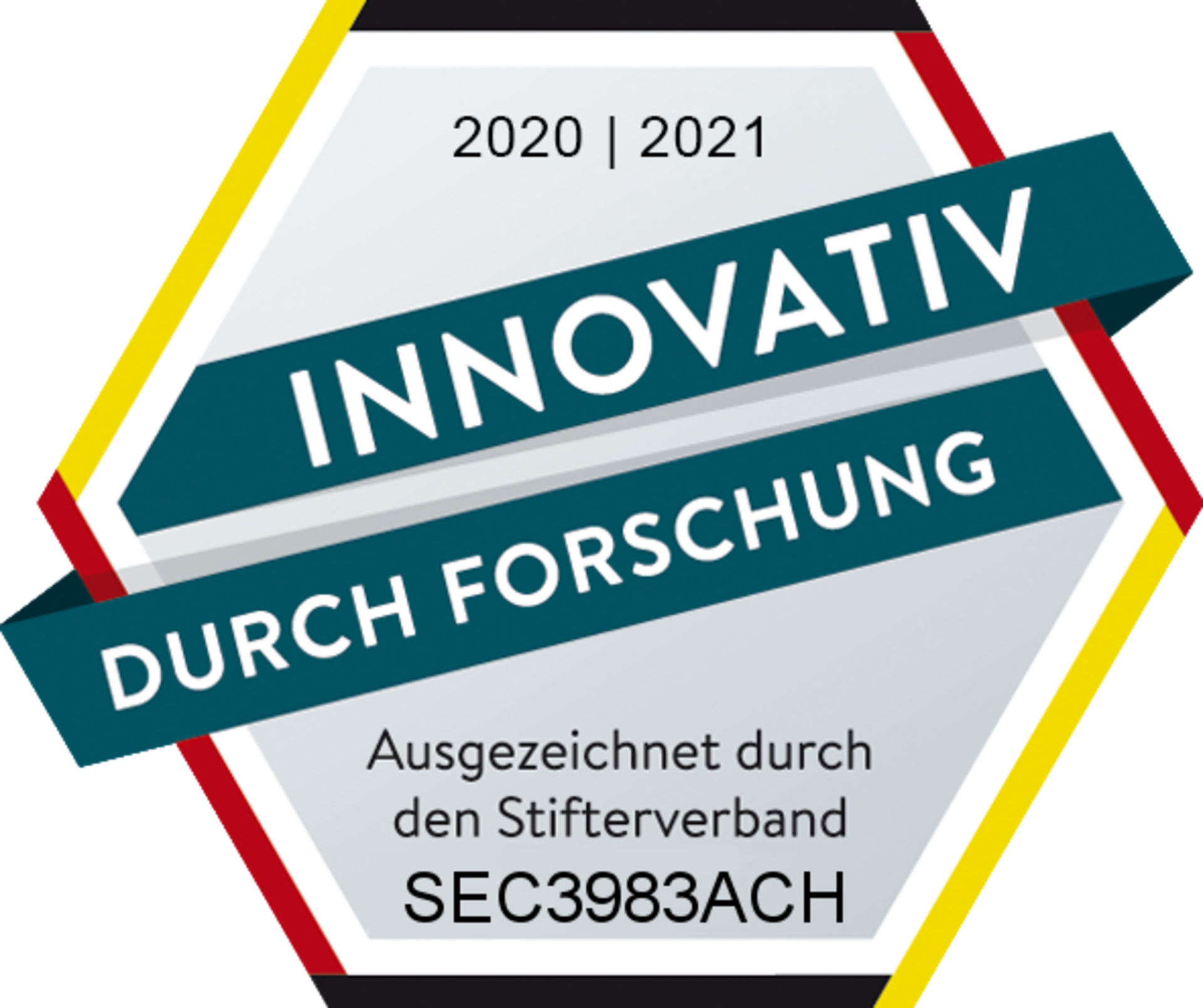 Siegel von Innovativ durch Forschung für die Jahre 2020 | 2021