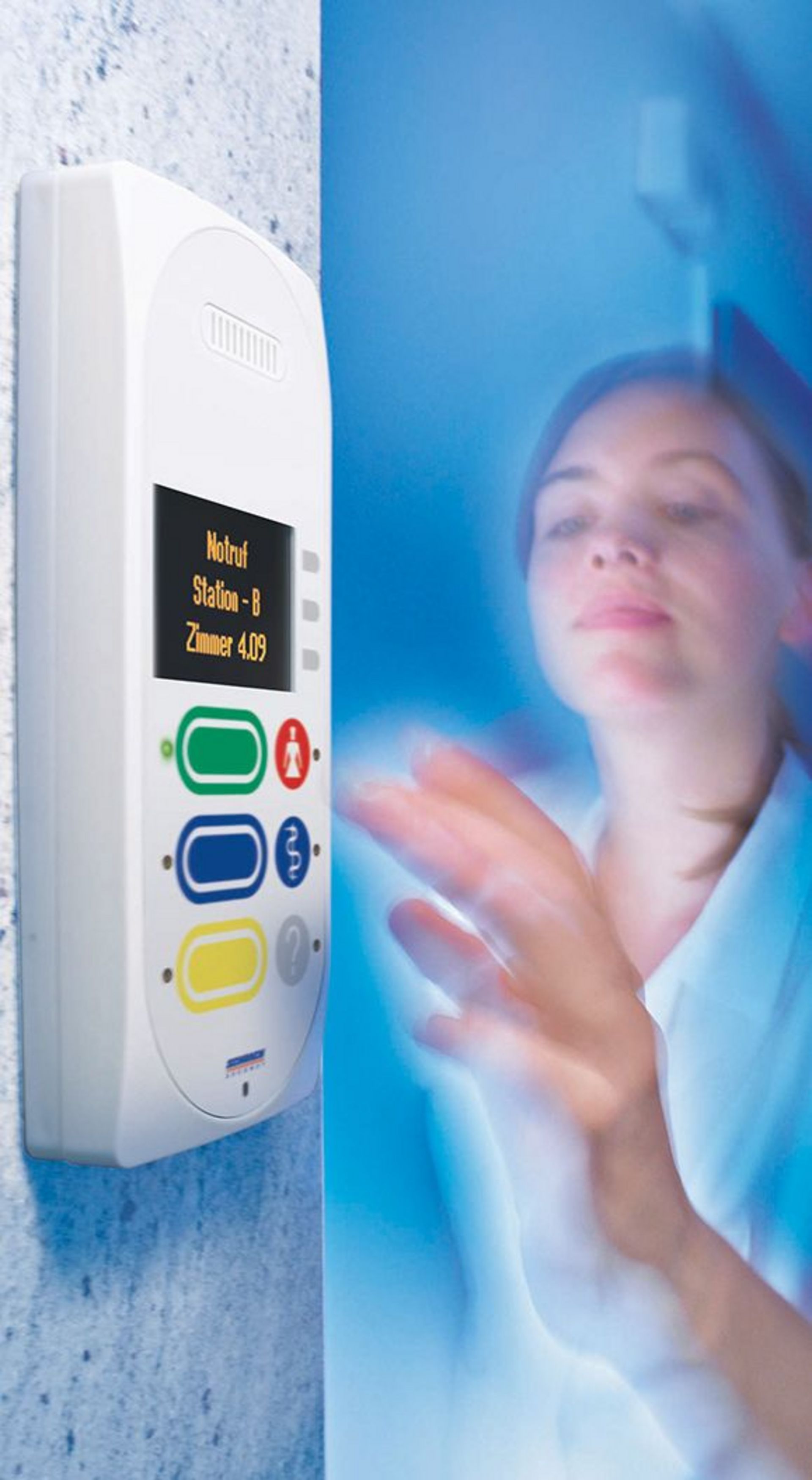 Visocall IP an der Wand befestigt