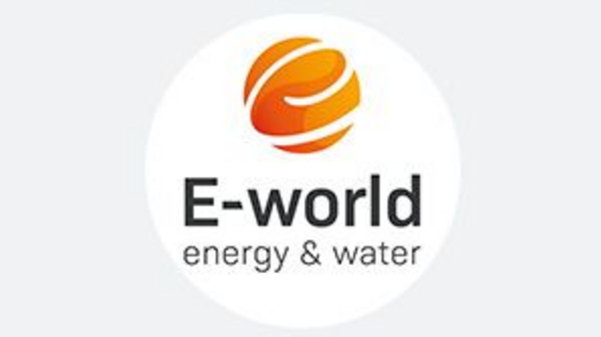 Das Logo der Messe E-World energy & water