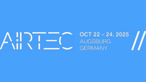 Das Logo der AIRTEC in Augsburg, welche vom 22.-24. Oktober stattfindet.