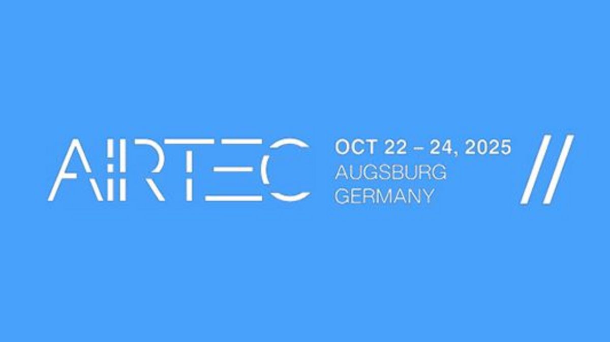 Das Logo der AIRTEC in Augsburg, welche vom 22.-24. Oktober stattfindet.