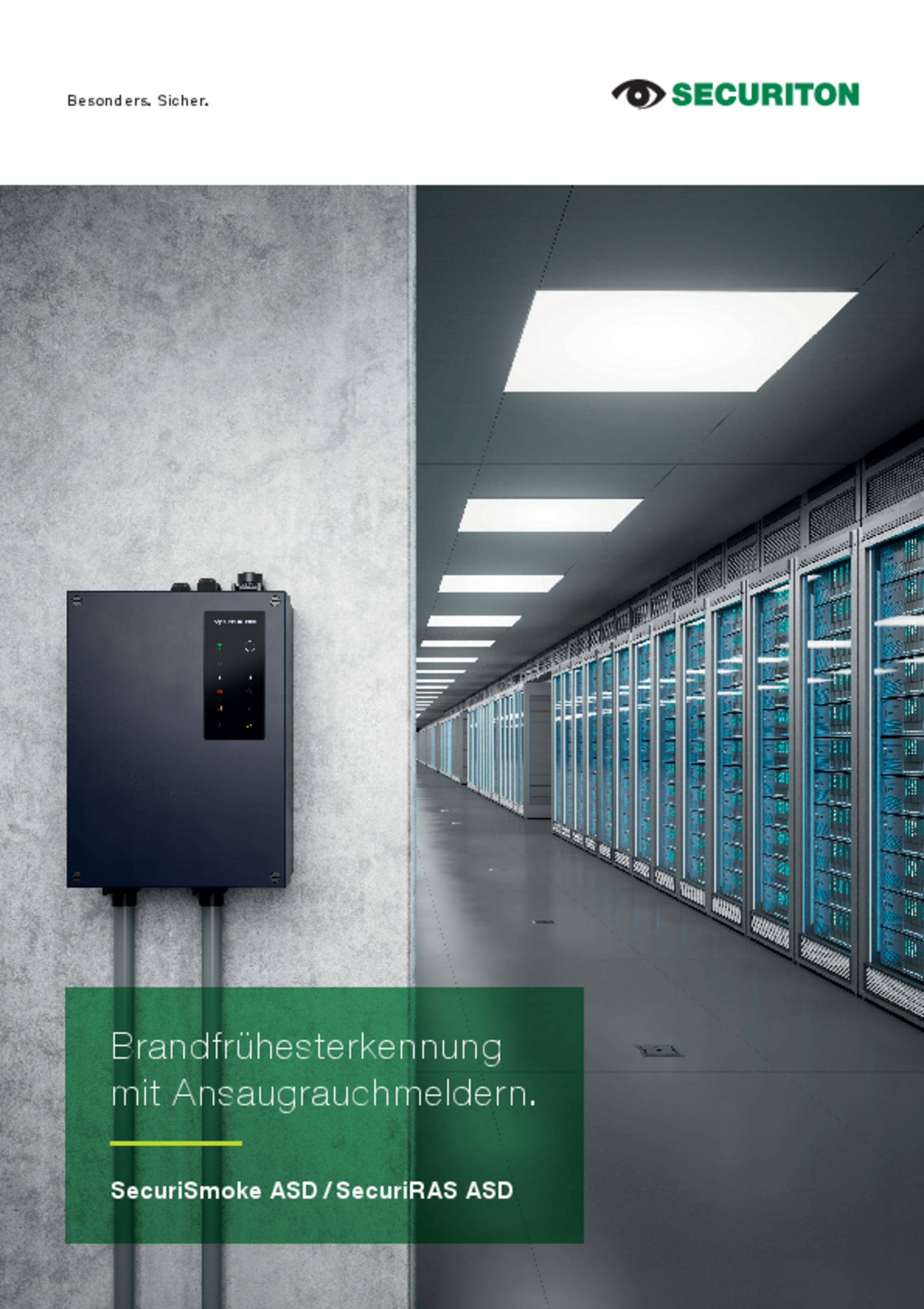 Titelbild der SecuriSmoke ASD 2000 Broschüre