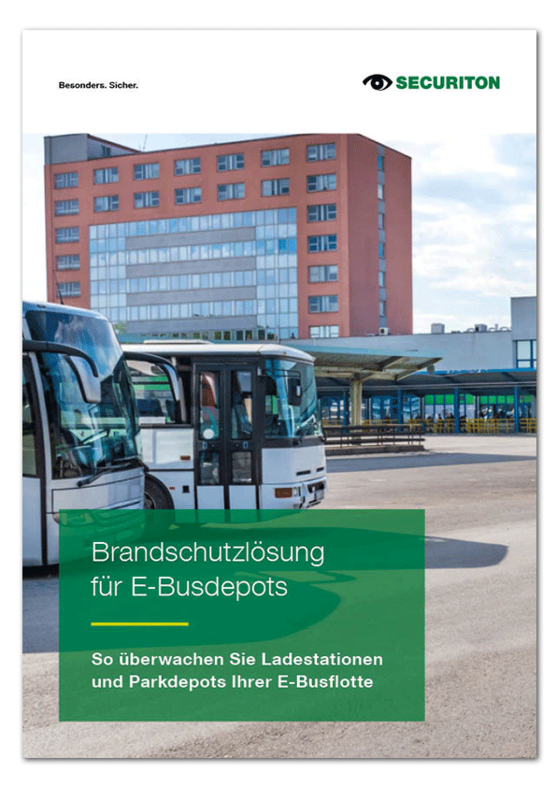 Deckblatt des Whitepapers E-Busdepot