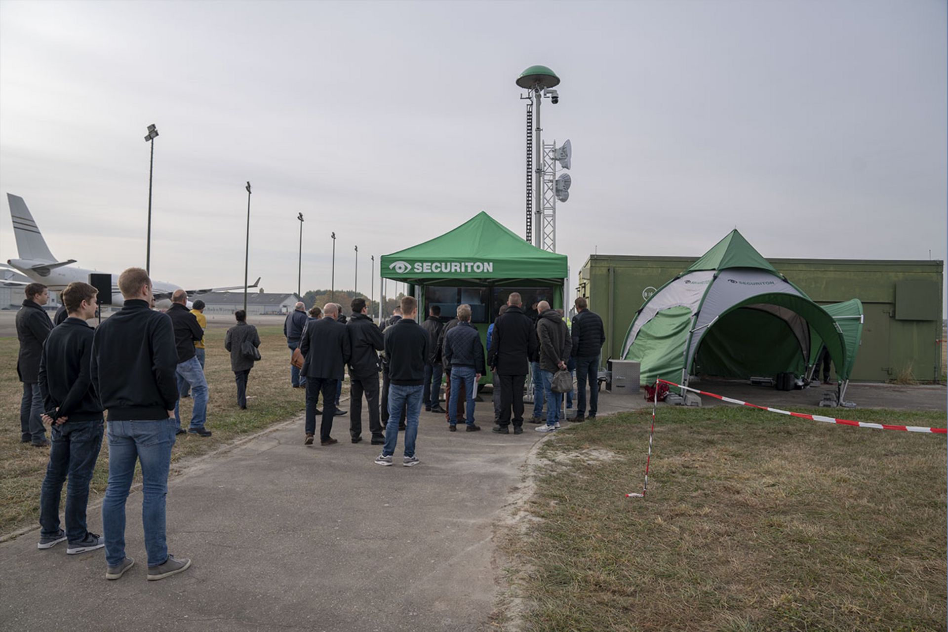 Live-Demo auf dem Lahrer-Flugplatz