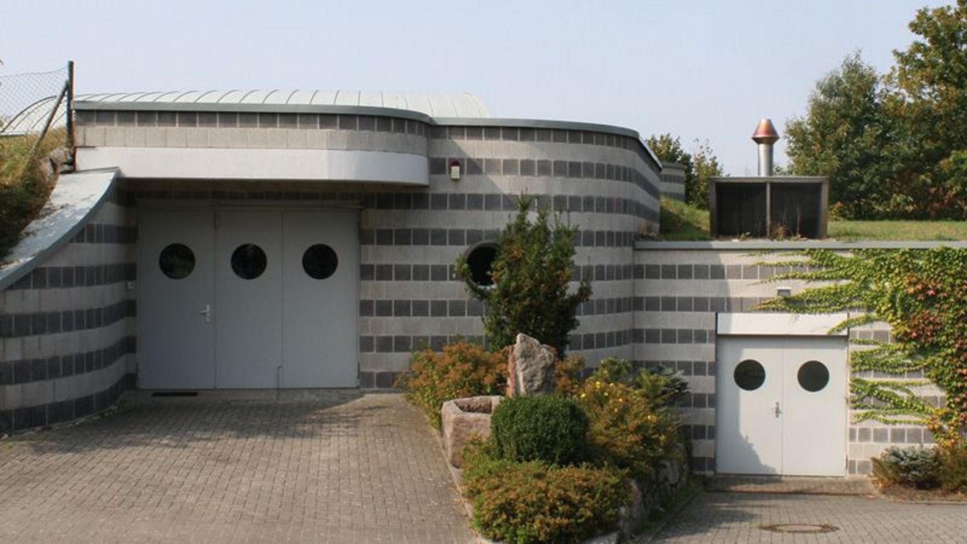 Gebäude der Wasserversorgung der Stadtwerke Bühl