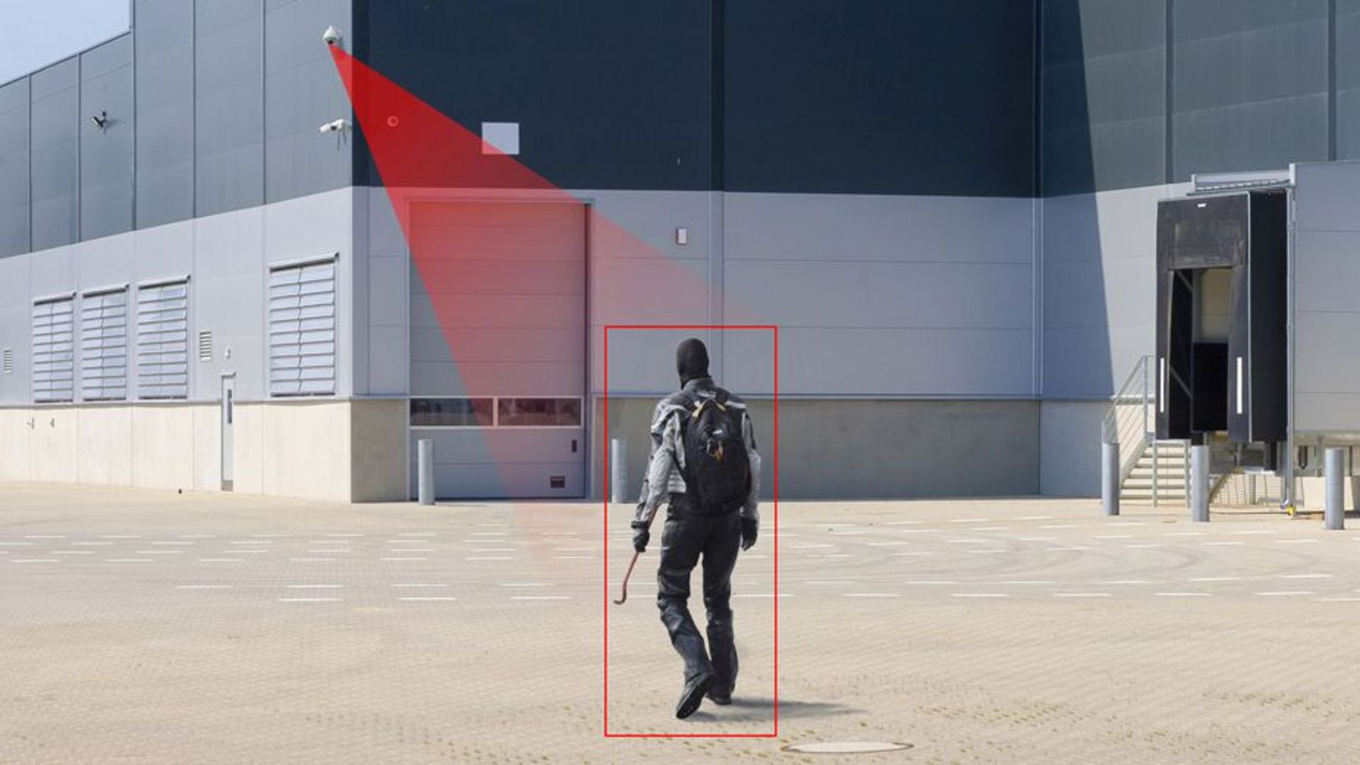IPS Dome Tracker identifiziert einen Eindringling