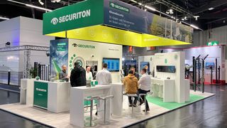 Der Messestand von Securiton Deutschland auf der Messe Perimeter Protection 2025