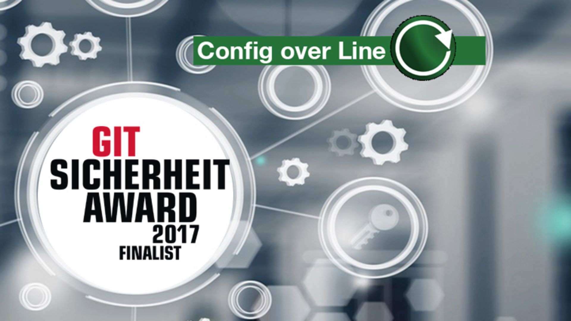 alt="Config over Line als Finalist für den GIT-Sicherheit-Award 2017"