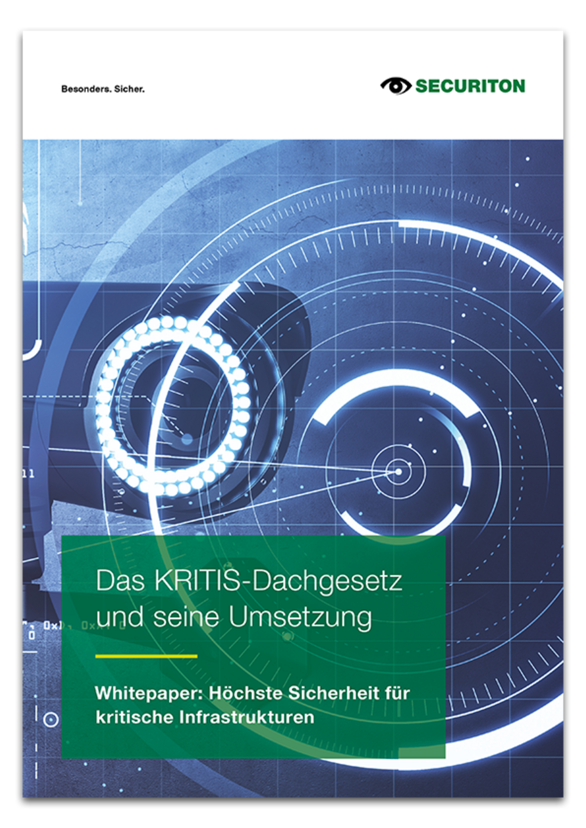 Deckblatt des KRITIS-Whitepapers.