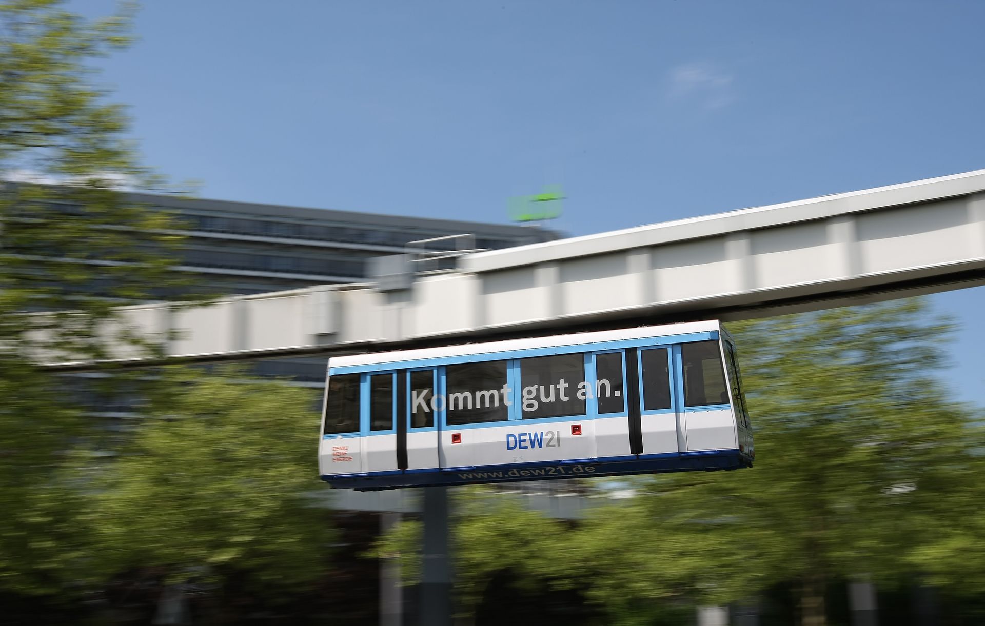 Hochbahn der H-Bahn-Gesellschaft Dortmund