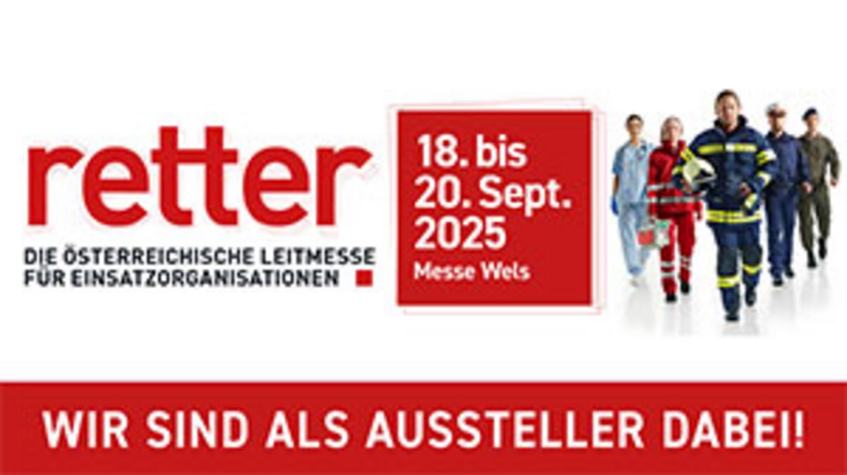 Wir sind dabei! RETTER Messe 2025
