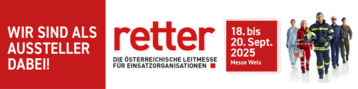 Wir sind dabei! RETTER Messe 2025