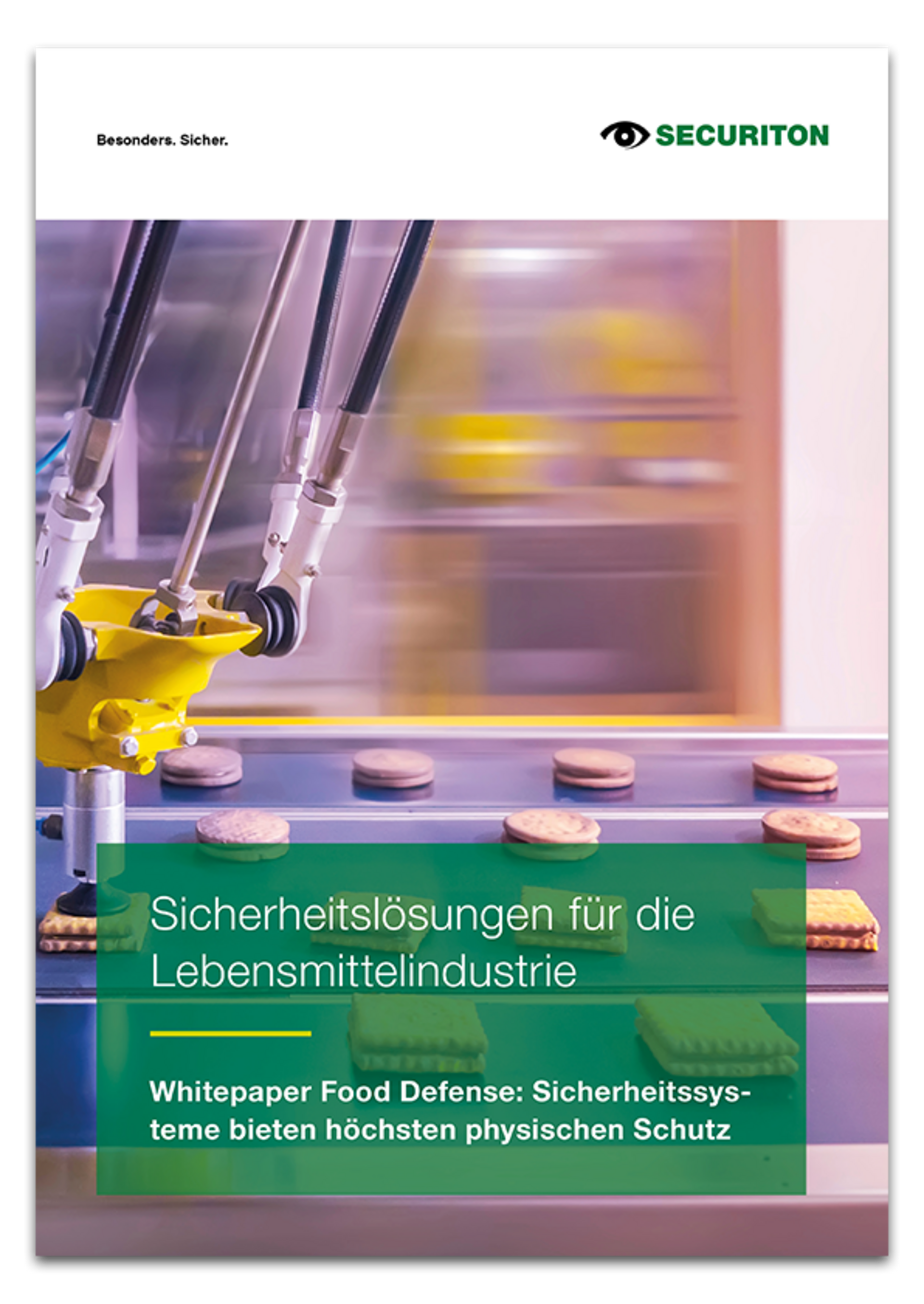 Deckblatt des Food Defense-Whitepapers.