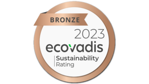 EcoVadis Nachhaltigkeits-Bronze-Auszeichnung 2023