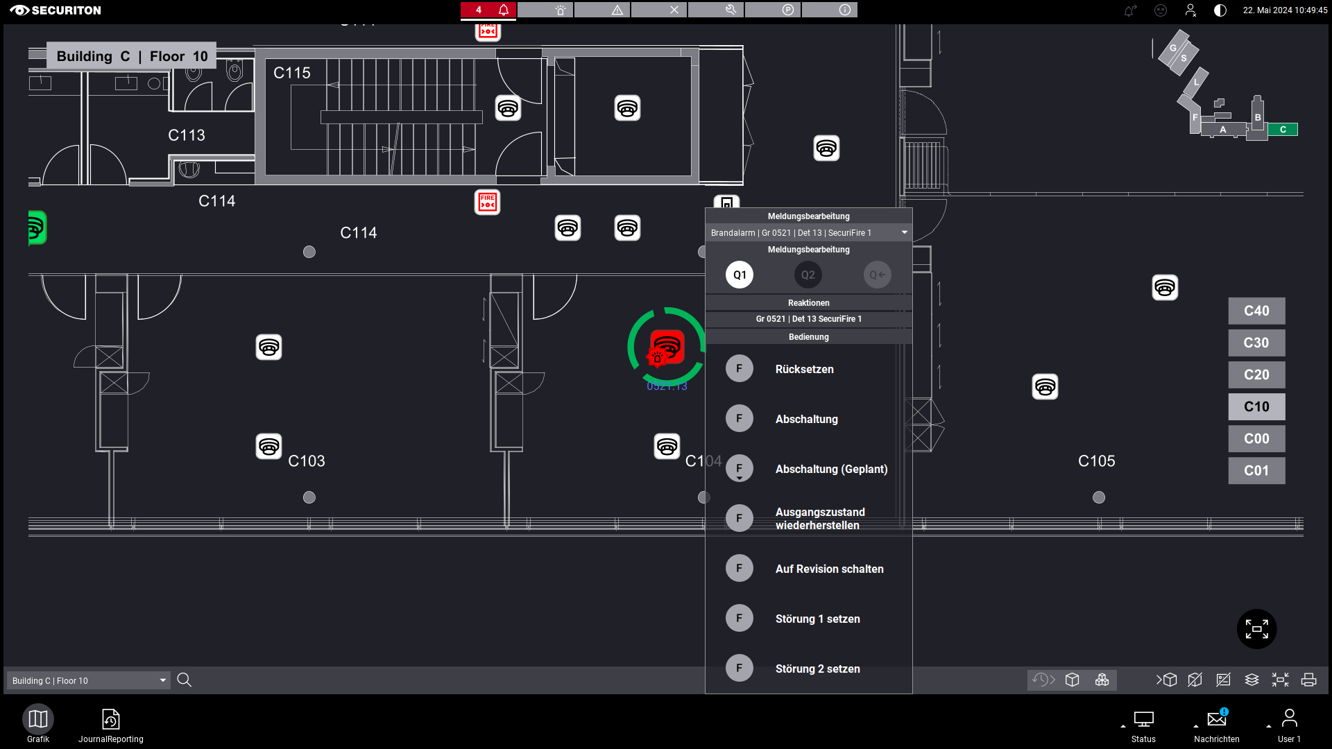 Grafik im Dark Mode